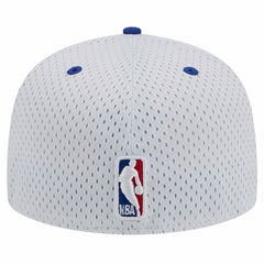 New Era Philadelphia 76ers Throwback 2Tone 59FIFTY Fitted Hat White/Royal