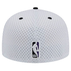 New Era Sacramento Kings Throwback 2Tone 59FIFTY Fitted Hat White/Black