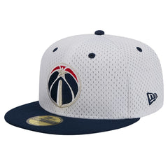 New Era Washington Wizards Throwback 2Tone 59FIFTY Fitted Hat White/Navy