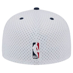 New Era Washington Wizards Throwback 2Tone 59FIFTY Fitted Hat White/Navy