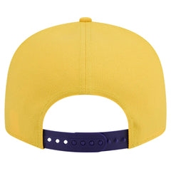 New Era Los Angeles Lakers Throwback Gradient Tech Font 9FIFTY Snapback Hat White/Purple
