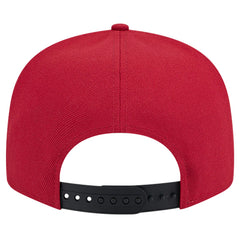 New Era Miami Heat Throwback Gradient Tech Font 9FIFTY Snapback Hat White/Black