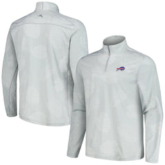 Buffalo Bills Delray Frond IslandZone Half-Zip Sweatshirt - Gray - Tommy Bahama
