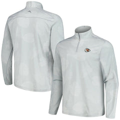 Kansas City Chiefs Delray Frond IslandZone Half-Zip Sweatshirt - Gray - Tommy Bahama