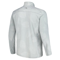 Green Bay Packers Delray Frond IslandZone Half-Zip Sweatshirt - Gray - Tommy Bahama