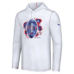 Buffalo Bills Graffiti Touchdown Pullover Hoodie - White - Tommy Bahama