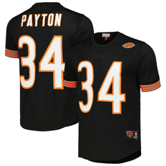 Walter Payton Chicago Bears Retired Player Name & Number Mesh Top - Black - Mitchell & Ness