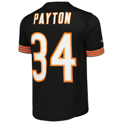 Walter Payton Chicago Bears Retired Player Name & Number Mesh Top - Black - Mitchell & Ness