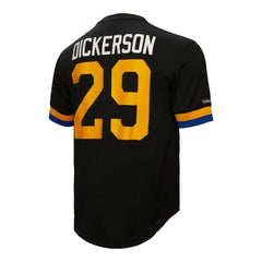 Eric Dickerson Los Angeles Rams Retired Player Name & Number Mesh Top - Black - Mitchell & Ness