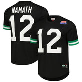 Joe Namath New York Jets Retired Player Name & Number Mesh Top - Black - Mitchell & Ness