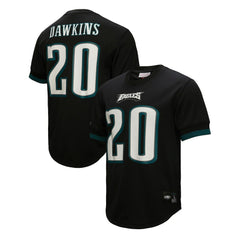 Brian Dawkins Philadelphia Eagles Retired Player Name & Number Mesh Top - Black - Mitchell & Ness