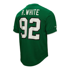 Reggie White Philadelphia Eagles Retired Player Name & Number Mesh Top - Kelly Green - Mitchell & Ness