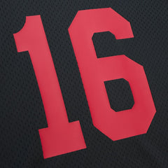 Joe Montana San Francisco 49ers Retired Player Name & Number Mesh Top - Black - Mitchell & Ness