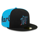 Miami Marlins New Era Gameday Sideswipe 59FIFTY Fitted Hat Outlet