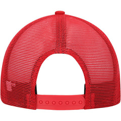 San Francisco 49ers New Era Black Excellence Collection Wordmark Trucker Low Profile 9FIFTY Snapback Hat - Scarlet - NFL