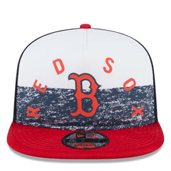 Boston Red Sox New Era Team Foam Front A-Frame Trucker 9FIFTY Snapback Hat Discount