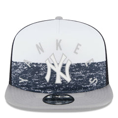 New York Yankees New Era Team Foam Front A-Frame Trucker 9FIFTY Snapback Hat Outlet
