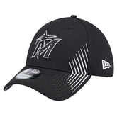 Miami Marlins New Era Active Dash Mark 39THIRTY Flex Hat Outlet