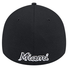 Miami Marlins New Era Active Dash Mark 39THIRTY Flex Hat Outlet