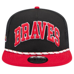 Atlanta Braves New Era Throwback Meshback Golfer Hat Sale
