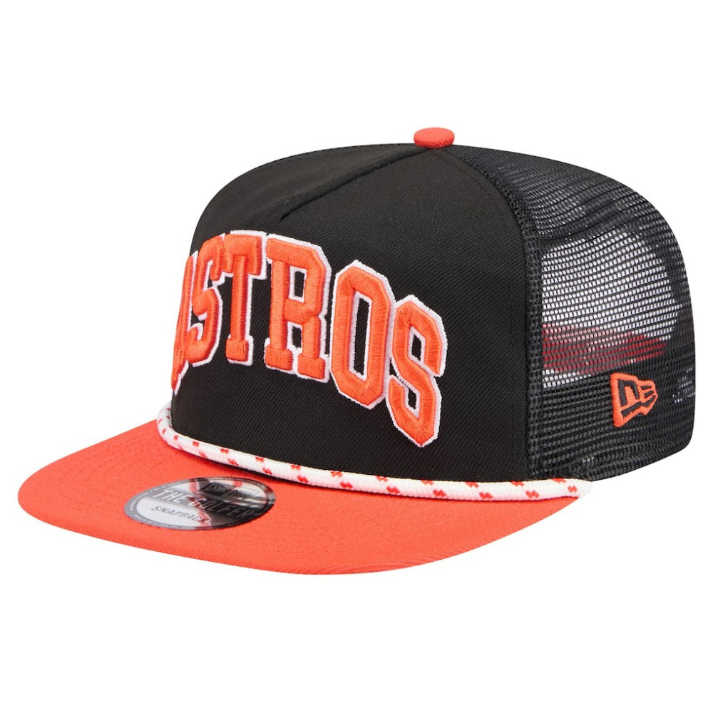 Houston Astros New Era Throwback Meshback Golfer Hat for sale