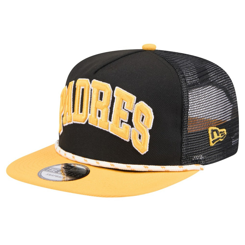 San Diego Padres New Era Throwback Meshback Golfer Hat Outlet