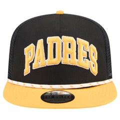 San Diego Padres New Era Throwback Meshback Golfer Hat Outlet