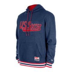 New Era - USMNT 5th & Ocean by New Era Throwback Fleece Pullover Hoodie - Navy