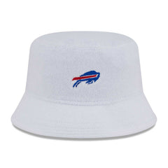 Buffalo Bills New Era Court Sport Terry Bucket Hat - White - NFL