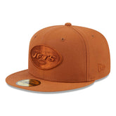 New York Jets New Era Color Pack 59FIFTY Fitted Hat - Brown - NFL