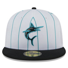 Miami Marlins New Era 2025 Batting Practice 59FIFTY Fitted Hat Discount