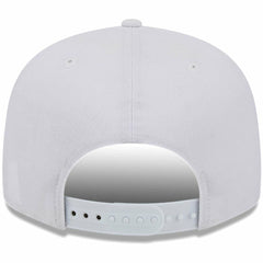 Miami Dolphins New Era Main White on White 9FIFTY Snapback Hat - NFL