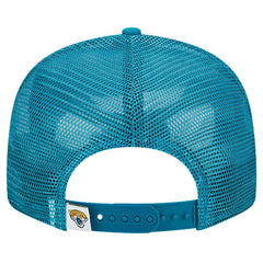 Jacksonville Jaguars New Era Main Trucker 9FIFTY Snapback Hat - Teal - NFL