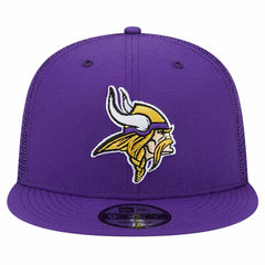 Minnesota Vikings New Era Main Trucker 9FIFTY Snapback Hat - Purple - NFL
