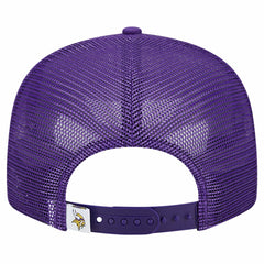 Minnesota Vikings New Era Main Trucker 9FIFTY Snapback Hat - Purple - NFL
