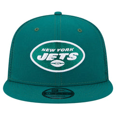 New York Jets New Era Main Trucker 9FIFTY Snapback Hat - Green - NFL