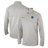 Columbia Golden State Warriors Omni-Wick Rockin' It Quarter-Zip Pullover Top Heather Gray