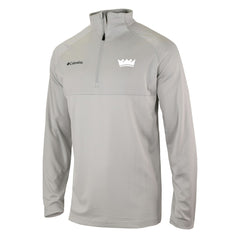 Columbia Sacramento Kings Omni-Wick Rockin' It Quarter-Zip Pullover Top Heather Gray