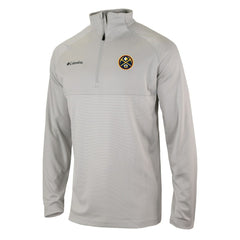 Columbia Denver Nuggets Omni-Wick Rockin' It Quarter-Zip Pullover Top Heather Gray