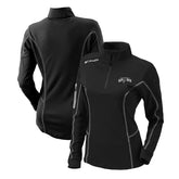 Columbia San Antonio Spurs Women's Omni-Wick Shotgun Quarter-Zip Pullover Top Black