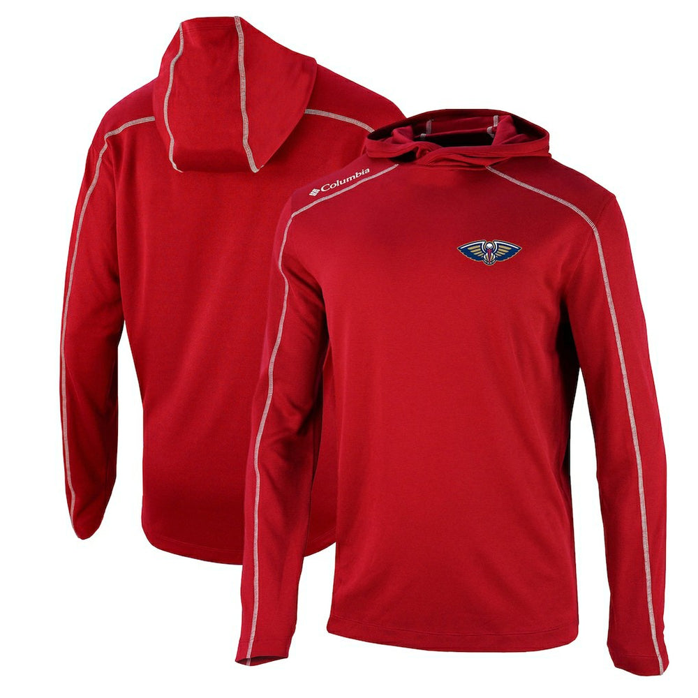 Columbia New Orleans Pelicans Shotgun Pullover Hoodie Red