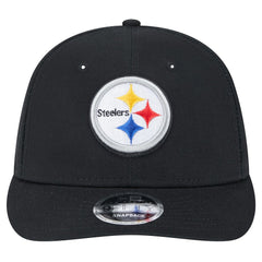 Pittsburgh Steelers New Era Main Low Profile 9FIFTY Snapback Hat - Black - NFL