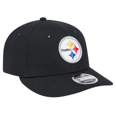 Pittsburgh Steelers New Era Main Low Profile 9FIFTY Snapback Hat - Black - NFL