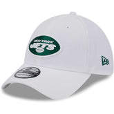 New York Jets New Era Main 39THIRTY Flex Hat - White - NFL