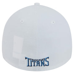Tennessee Titans New Era Main 39THIRTY Flex Hat - White - NFL