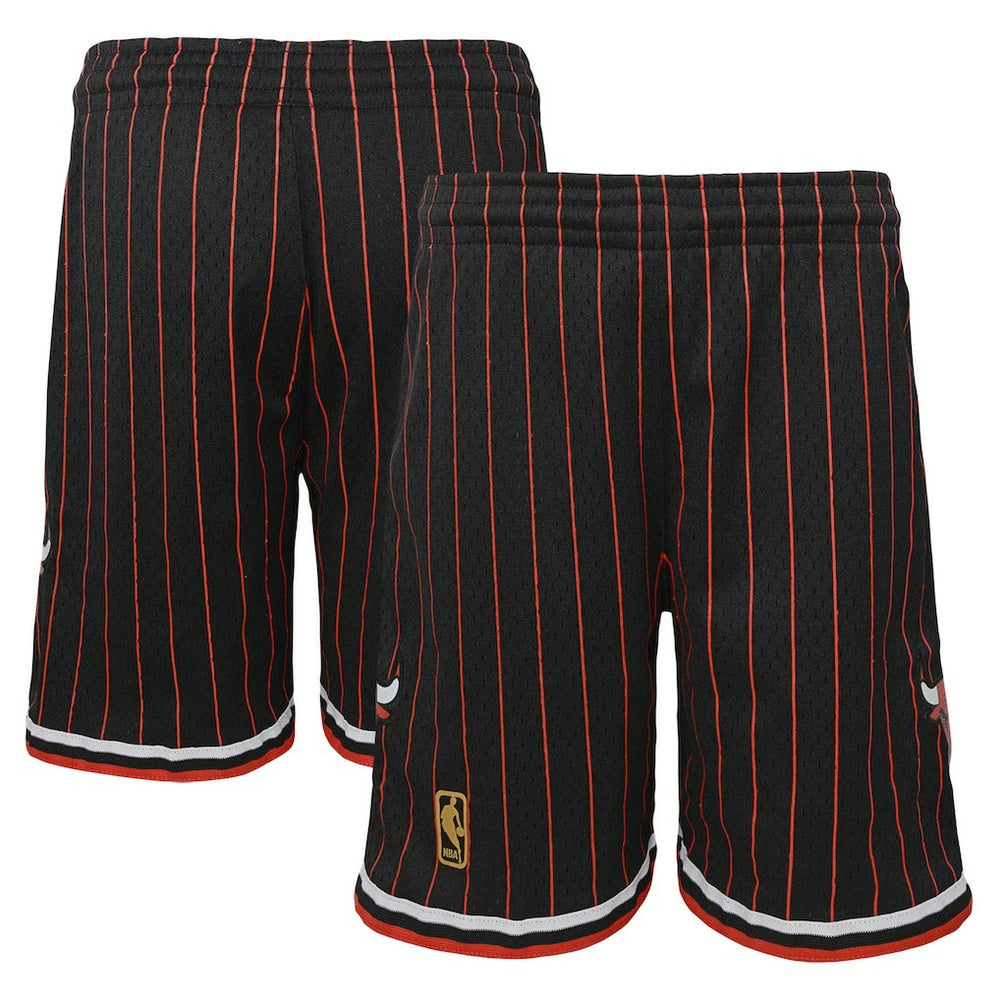 Mitchell & Ness Chicago Bulls Youth Hardwood Classics Swingman Shorts Black