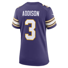 Jordan Addison Minnesota Vikings Women's Alternate Game Jersey - Purple - Nike