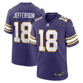 Justin Jefferson Minnesota Vikings Classic Player Game Jersey - Purple - Nike