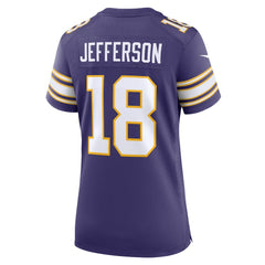 Justin Jefferson Minnesota Vikings Women's Player Jersey - Purple - Nike