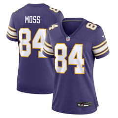 Randy Moss Minnesota Vikings Women's Classic Retired Player Game Jersey - Purple - Nike